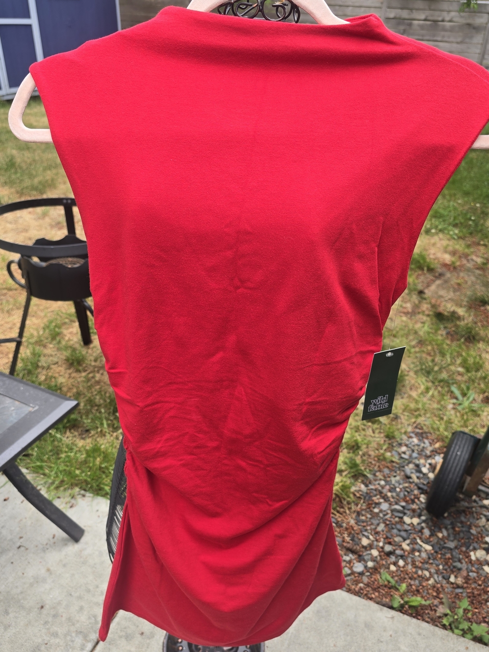 wild fable Red Sleeveless Bodycon Dress